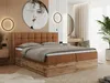 MKS MEBLE Boxspringbett 200x200 mit Bettkasten Eiche, Produktbild-Vorschau 1
