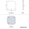 Spiegel mit Beleuchtung Quadrat 60 cm LED Badspiegel Produktbild-Vorschau 8