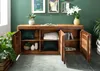 MASSIVMOEBEL24 Sideboard Sheesham 185x40x80 walnuss Produktbild-Vorschau 6