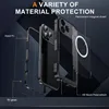 Exploded view of a phone case showing its different material layers and components. Produktbild-Vorschau