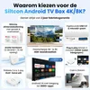 Siltcon® Android TV Box 4K & 8K HDR – Streaming Box - 2.4 & Productafbeelding-voorbeeld 2