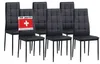 Židle do jídelny Albatros RIMINI Set of 6, černá - Náhled obrázku produktu 1