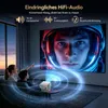 PT10 Beamer, 1080P Native, 4K Support, 360° Produktbild-Vorschau 11