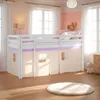 Lit superposé 90x200 cm Lit mezzanine en Bois Pin Massif Voir les images du produit 3