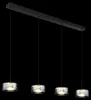 Globo Lighting Hängeleuchte Metall schwarz matt, Glas Produktbild-Vorschau 4