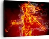 Bild auf Leinwand - Leinwandbild - Frau Flammen Produktbild-Vorschau 1