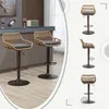 A collage of bar stools in a modern setting and close-up views. Voir les images du produit