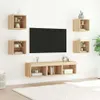 parete attrezzata a 7 pezzi con illuminazione a LED Anteprima dell’immagine prodotto 3