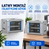 AX Networks Szafa Rack 19" 6U Sieciowa Serwerowa do Montażu Podgląd zdjęcia produktu 3