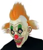 Horror Zirkus Clown Vollkopfmaske mit Haaren - Clownmaske Produktbild-Vorschau 3