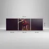 Bild auf Leinwand - Leinwandbild - 3 Teile - Ballerina Rot Produktbild-Vorschau 3