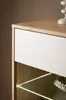 Highboard "Kiruma" in Kaschmir und Artisan Eiche Vitrine Produktbild-Vorschau 3