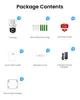 A diagram showing the contents of a product package. Produktbild-Vorschau