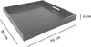 Taca XL marki WDMT™ | 56 x 56 cm | Bardzo duża drewniana Podgląd zdjęcia produktu 2