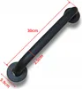 Maniglione per bagno - Antiscivolo - Nero - 30 x 2,5 cm - Anteprima dell’immagine prodotto 3
