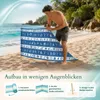 Lantigo Strandparavent Marine Muscheln 10m Windschutz Produktbild-Vorschau 8