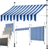 KESSER® Klemmmarkise mit Handkurbel Balkon, Balkonmarkise Produktbild-Vorschau 1