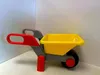 WADER Brouette de chantier pour enfants bleu rouge jaune 64 Voir les images du produit 8