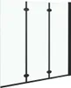 Składany Parawan Nawannowy, 3 Panele, Esg, 130X138 Cm, Podgląd zdjęcia produktu 3