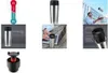 A collage of images showing a travel mug, its components, and a person using it. Podgląd zdjęcia produktu
