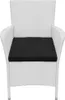 The Living Store 5-tlg. Garten-Essgruppe Poly Rattan Produktbild-Vorschau 7