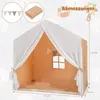 Kinderzelt mit Matte und Girlande, Kinder Spielhaus Indoor Produktbild-Vorschau 4