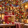 Weihnachtskugeln Rot Gold Kunststoff 100er Set, Produktbild-Vorschau 9
