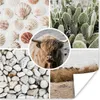 MuchoWow® Poster Schottisches Hochlandrind - Collage - Produktbild-Vorschau 1