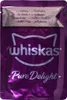 A close-up of a Whiskas cat food pouch. Produktbild-Vorschau