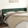 Kopfteil mit Ohren Dunkelgrün 183x23x78/88 cm Samt Produktbild-Vorschau 2