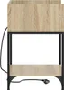 vidaXL Nočný stolík s policou Sonoma dub 40 x 40 x 61 cm Náhľad obrázku produktu 3