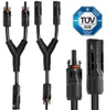 Y Solarstecker 6mm Verteiler 1 Paar Kabel PV Solarkabel Produktbild-Vorschau 1