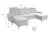 Wohnlandschaft U-Form LAVAX, Ecksofa mit Schlaffunktion, 2 Produktbild-Vorschau 2