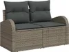 Maison Exclusive - Gartensofa-set mit Kissen 13 pcs Grau Produktbild-Vorschau 5