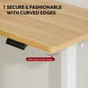 SANODESK Biurko elektryczne z regulacją wysokości i 4 Podgląd zdjęcia produktu 11