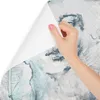 Muralo Vlies Fototapete Frau PORTRÄT Gesicht Blätter Vögel Produktbild-Vorschau 3