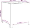 vidaXL květináč antracitový 40x40x40 ocelový Náhled obrázku produktu 6