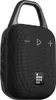 A black portable Bluetooth speaker with a handle. Voir les images du produit