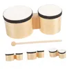 Festival Bongo Trommel, Trommel Holz Percussion Instrument Produktbild-Vorschau 1