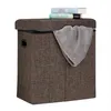 Relaxdays Faltbarer Sitzhocker, HxBxT: 49,5 x 46 x 25,5 cm, Produktbild-Vorschau 1
