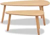 vidaXL 2-tlg. Couchtisch-Set Massivholz Kiefer Braun Produktbild-Vorschau 14