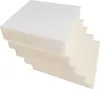 A stack of white foam plates arranged in a stepped pattern. Produktbild-Vorschau