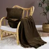 Brązowy Koc Miękka Narzuta Z Mikrofibry Sofa Koc Monte Podgląd zdjęcia produktu 3