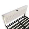 INONEFT Polsterbett 140 x 200 cm, Doppelbett mit LED und Produktbild-Vorschau 17