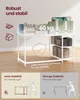 VASAGLE Schreibtisch mit Stauraum, L-Form Computertisch, Produktbild-Vorschau 5