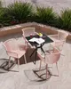BELIANI Stühle 4er Set in Rosa aus Kunststoff für Innen- Produktbild-Vorschau 2