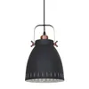 A black pendant light with copper accents, shown against a white background. Náhled obrázku produktu