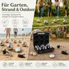Boule Set, 6 Boccia Kugeln mit 2 Zielholzkugeln, 2 Produktbild-Vorschau 4