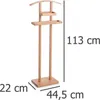 zeller stojan na toaletné potreby BAMBOO WHT 44,50x111x24 Náhľad obrázku produktu 3