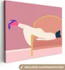 MuchoWow® - Leinwandbilder - Vintage - Frauen - Pastell, Produktbild-Vorschau 1